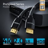 PureLink PS3000-050 Prospeed kabel HDMI 5,0m 4K/UHD HDR 18Gbps - WARSZAWA / ŁOMIANKI - tel. 506 65 65 69